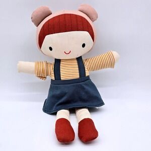 Linzy Toys Plush Doll Stuffed Animal Girl Outfit Yarn Hair Cute Face